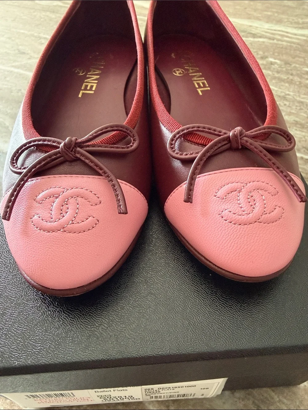 Chanel ballet flats 26S